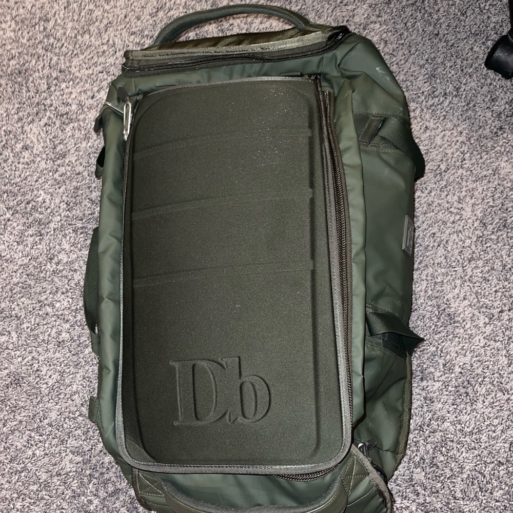 Douchebags 40l green duffel bag